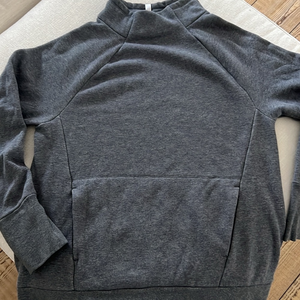 Fabletics Charcoal High-Neck Sweatshirt